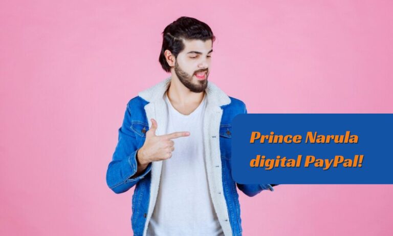 Prince Narula utilizing digital platforms and PayPal for online transactions and engagement.